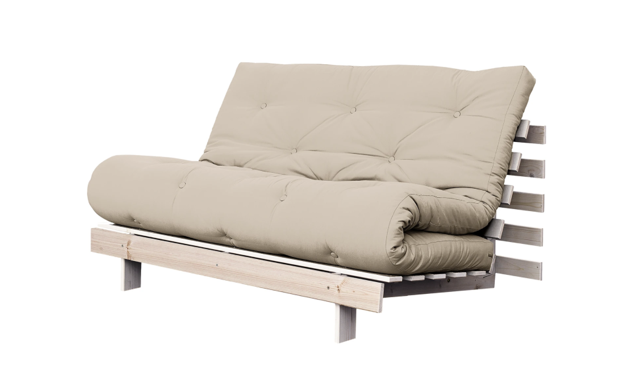 Beiges Schlafsofa Roots 140 I