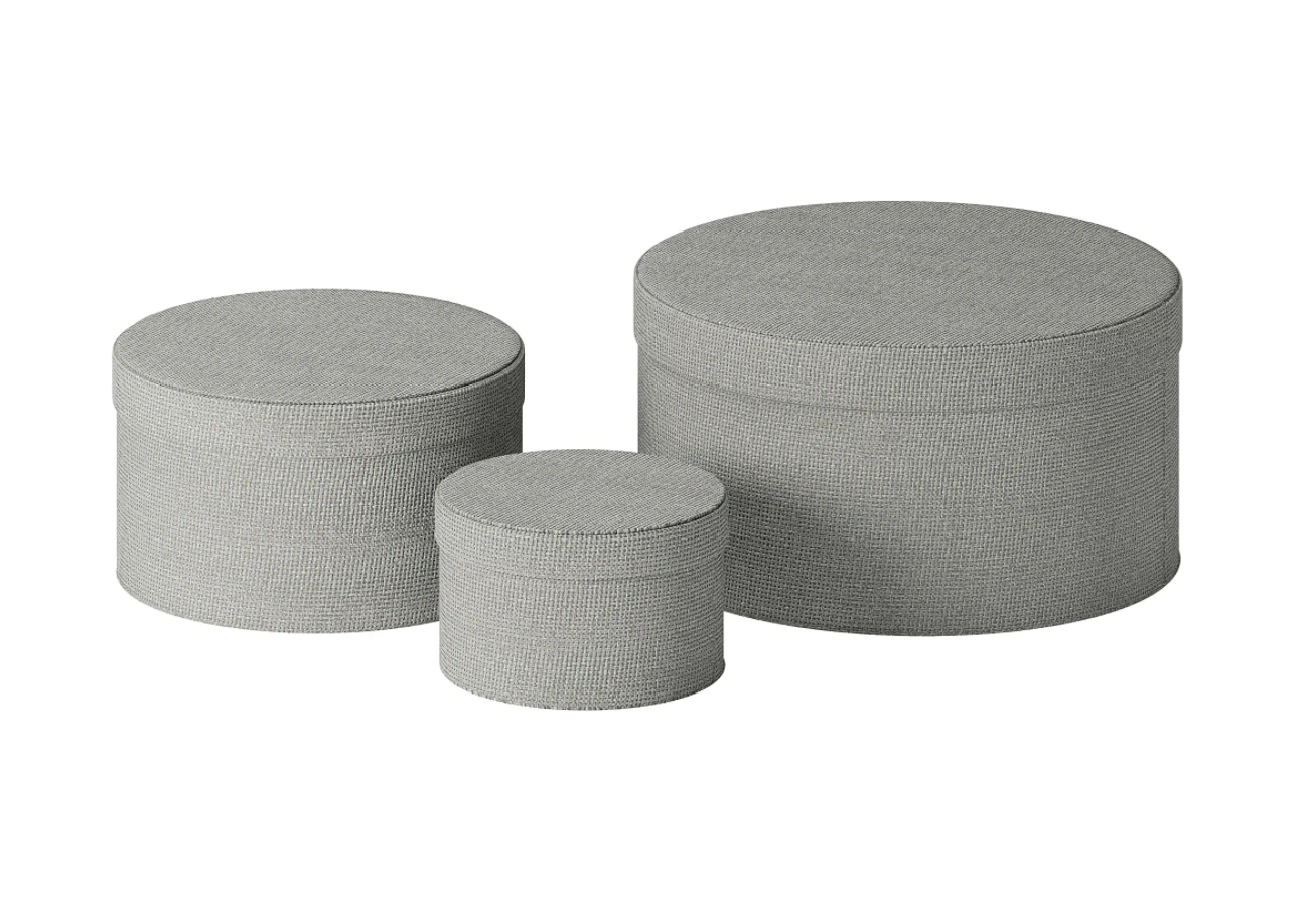 IKEA KVARNVIK Schachteln 3er-Satz