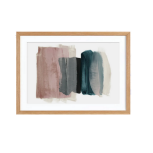 Minimalism 1 -Bild mit Holzrahmen 80 x 120cm