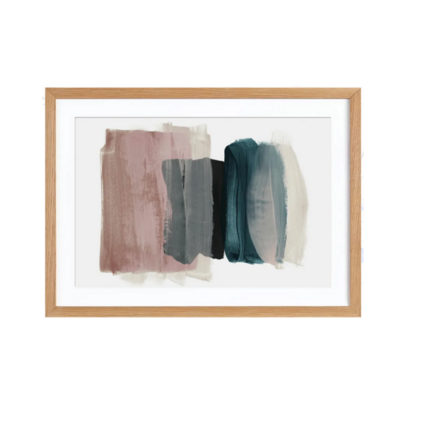 Minimalism 1 -Bild mit Holzrahmen 80 x 120cm
