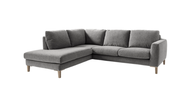 Ecksofa Berilo II Haselnuss - Ottomane