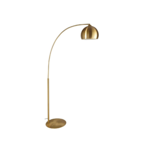 Gold Sphere Stehlampe aus goldfarbenem Metall H.206cm