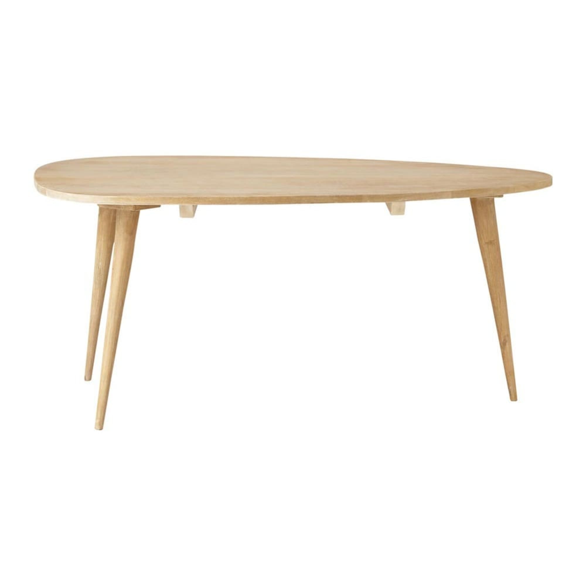Couchtisch im Vintage-Stil aus massivem Mangoholz