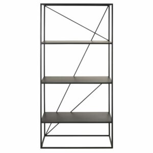 EDWIN Regal aus schwarzem Metall