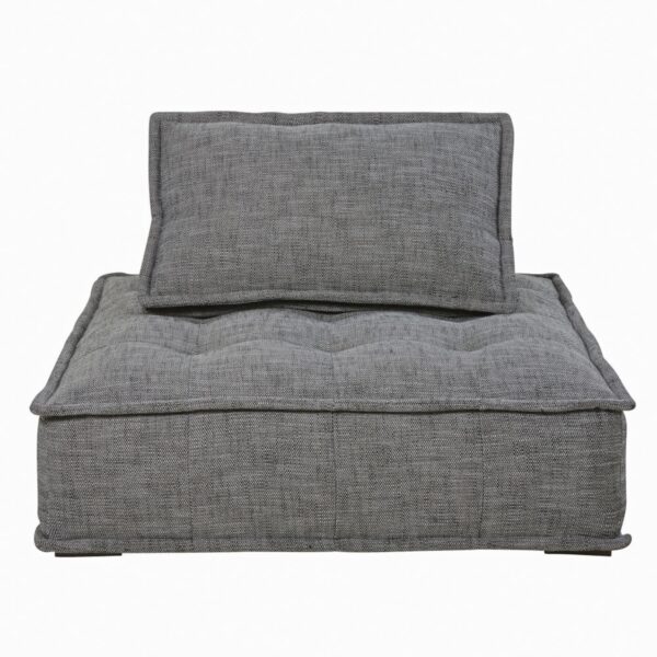 Elementary - Sessel ohne Armlehnen fuer Sofa, braun